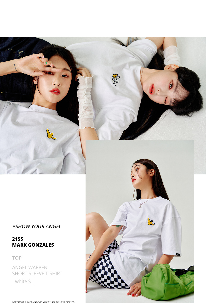GN現貨[MARK GONZALES] Angel Wappen Short Sleeve T-shirt 4 colors 